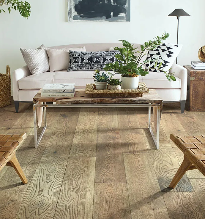 Hardwood-hall Living Area Hardwood Flooring | Kemper Flooring
